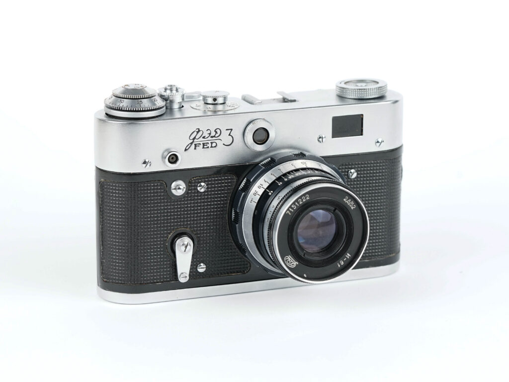 vintage camera, film camera, analogue camera, fed